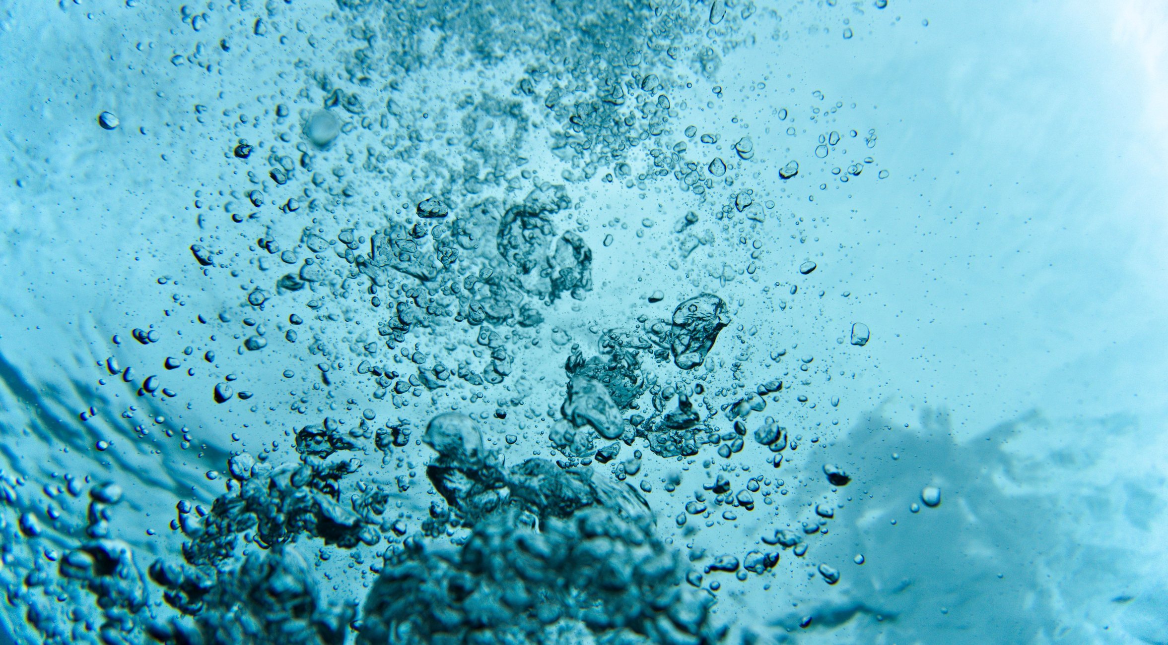 Clear water surface