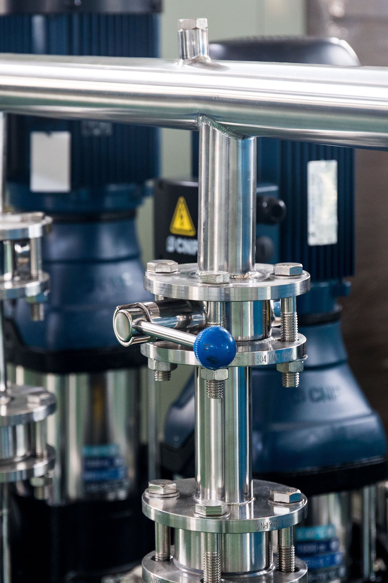 Water filtration pipework